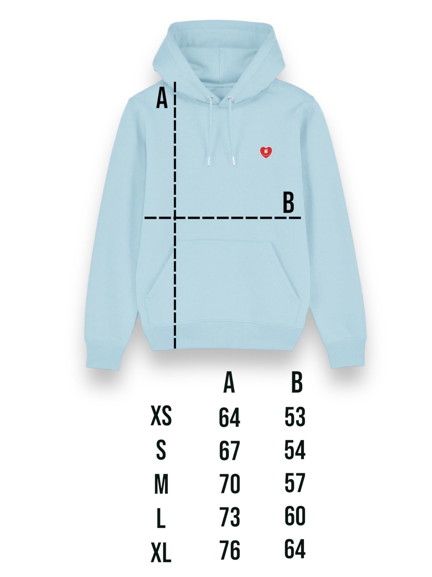 Sudadera Heart Patch